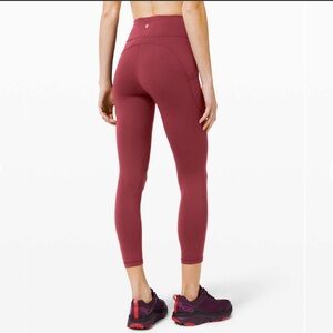 Lululemon invigorate high rise leggings 25”